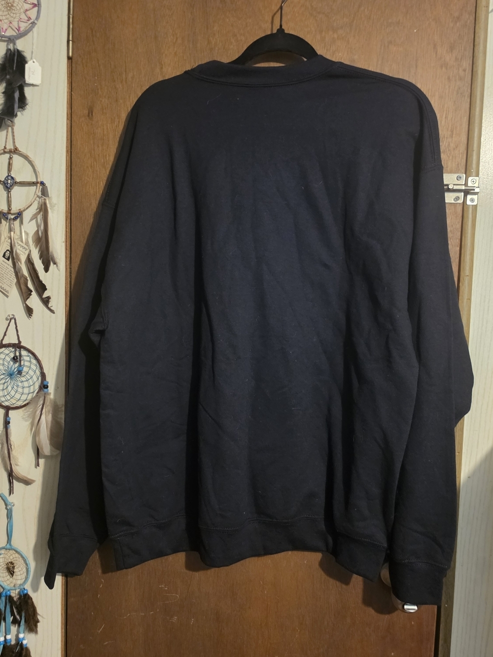 NWTMagnolia Black Crewneck Sweatshirt with Orange "1692 They Missed One" Graphic - Picture 5 of 5